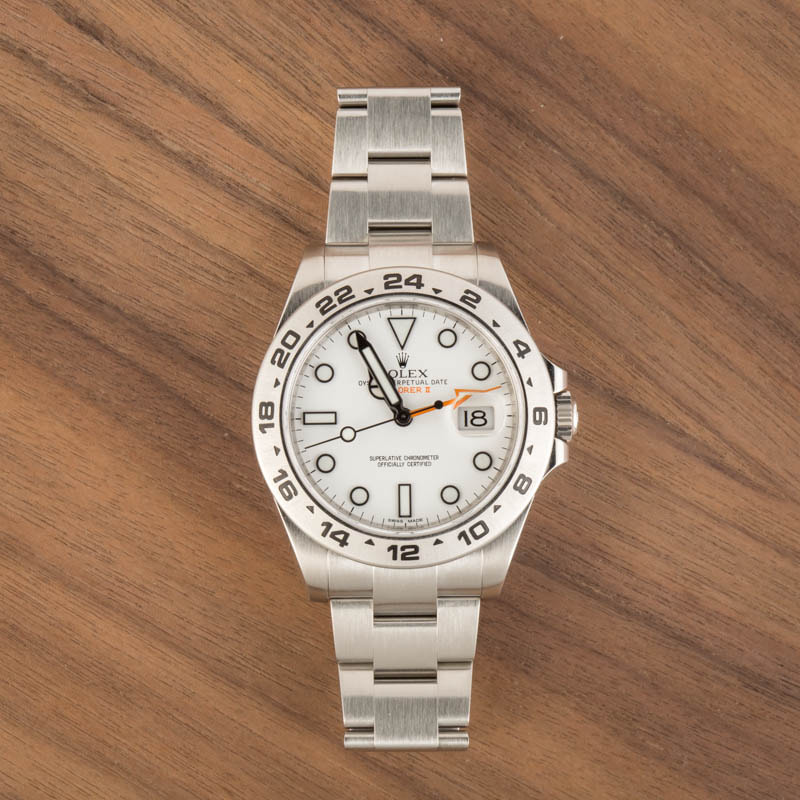 Rolex Explorer II 216570 White 42MM