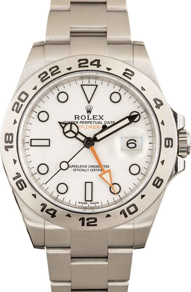 Image of Rolex Explorer II Ref 216570 White Polar Dial