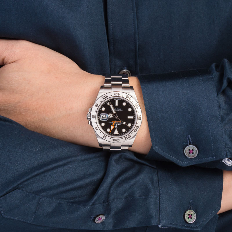 Buy Used Rolex Explorer II 216570 Bob s Watches Sku 162019 LVH