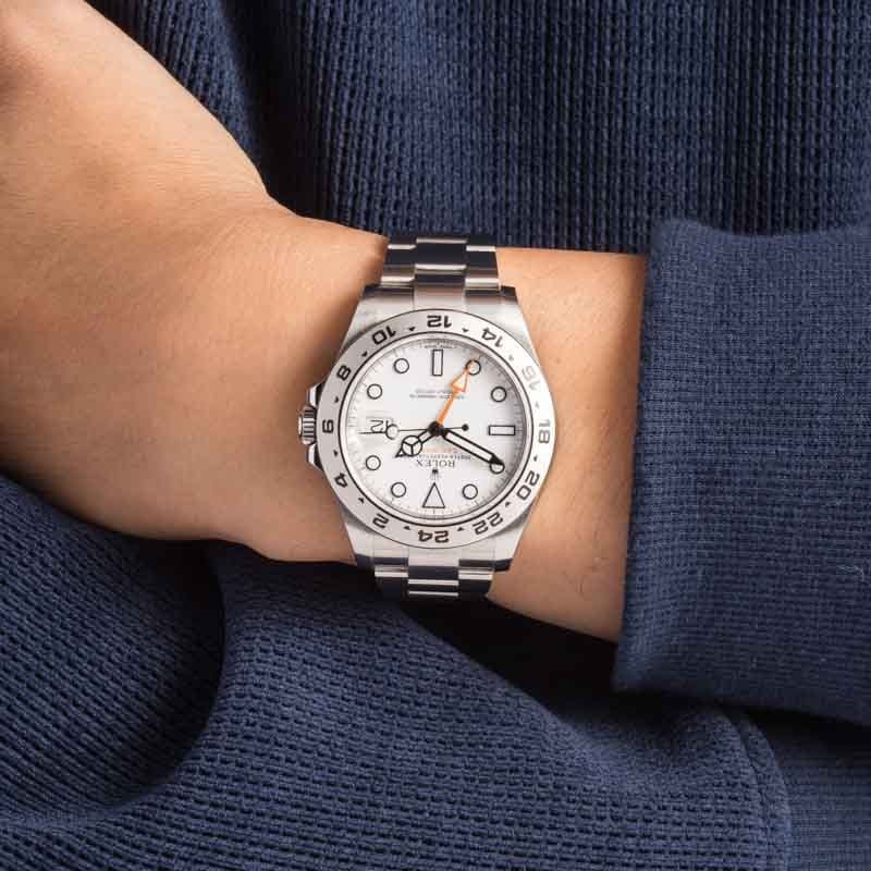 Rolex Explorer II Ref 216570 White Dial
