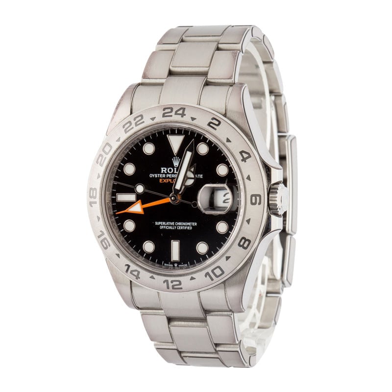 Rolex Explorer II Black Dial 226570 Steel Oyster