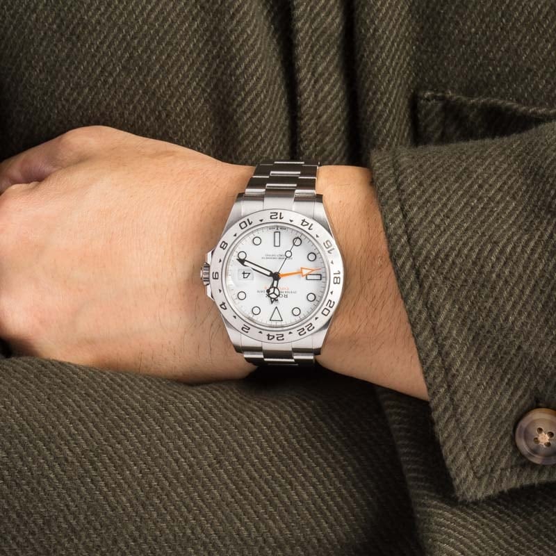 Rolex Explorer II ref 226570 White Dial