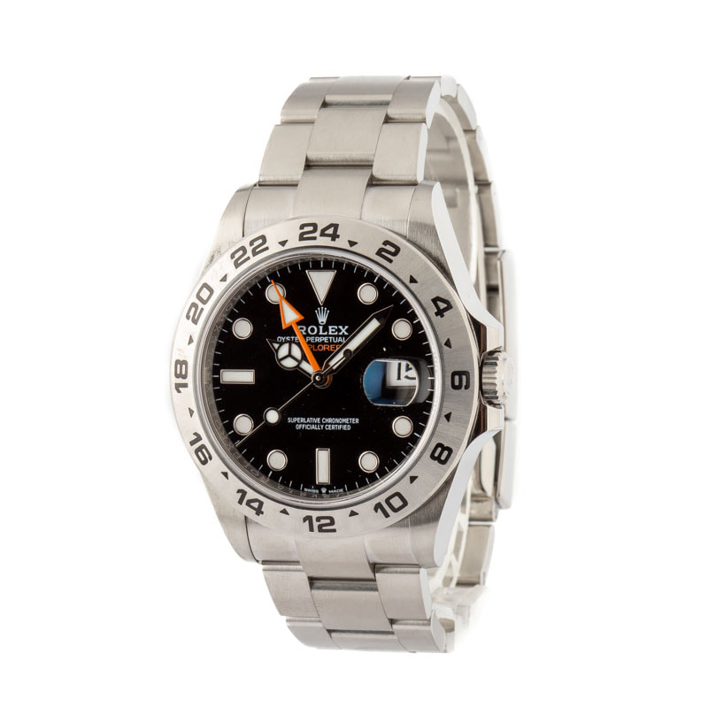 Rolex Explorer II Ref 226570 Black Chromalight Dial