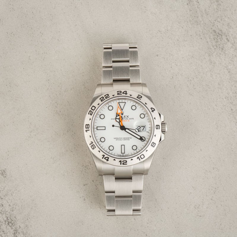 Pre-Owned Rolex Explorer II Polar 226570