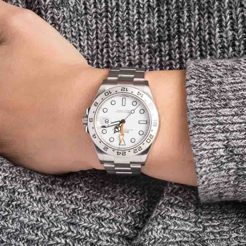 Pre-Owned Polar Rolex Explorer II ref 226570 Stainless Steel