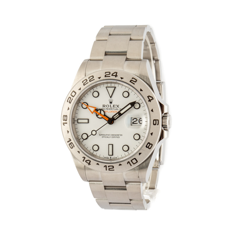 Rolex Explorer II Ref 226570 White Polar Dial