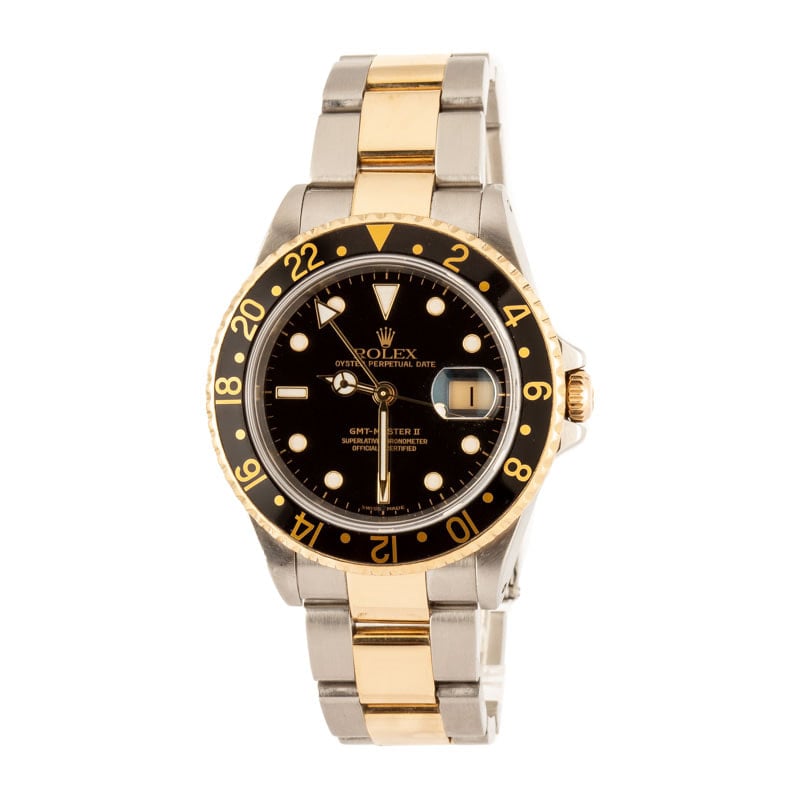 Rolex GMT Master II 16713 Black Dial