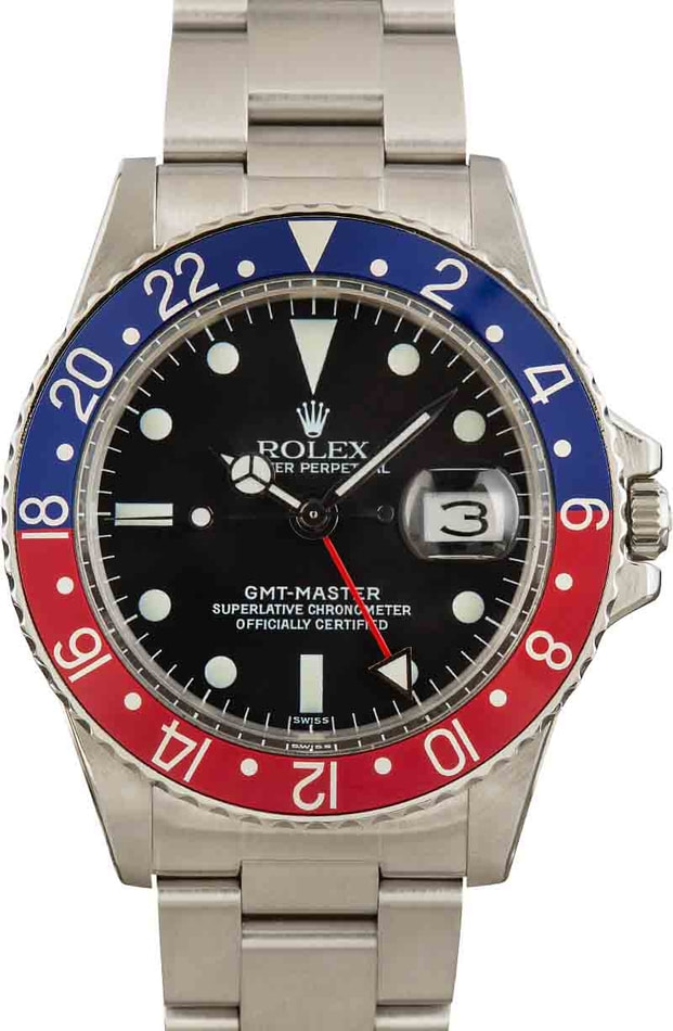 Buy Used Rolex GMT Master 1675 Bob s Watches Sku 160354