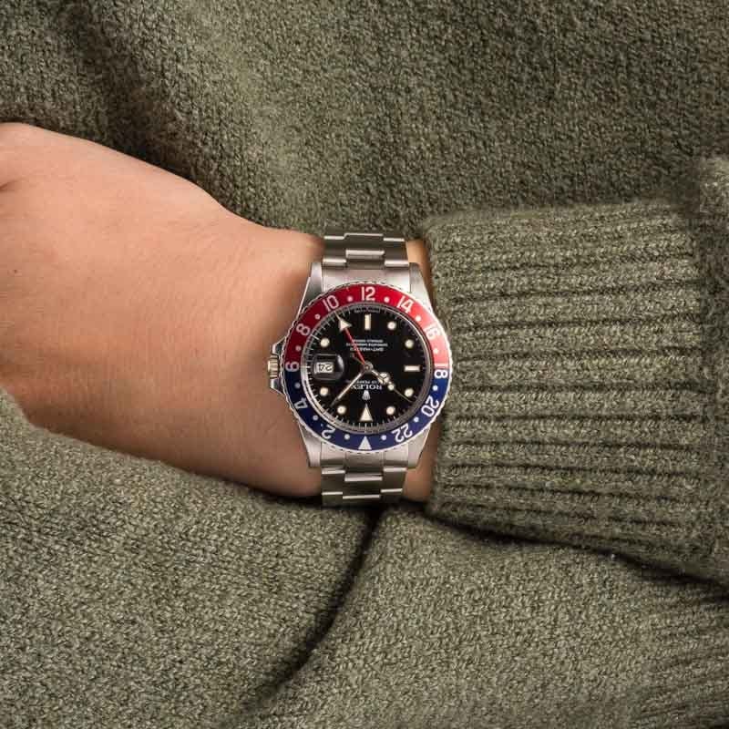 Mens Rolex GMT-Master 16750 Pepsi Bezel