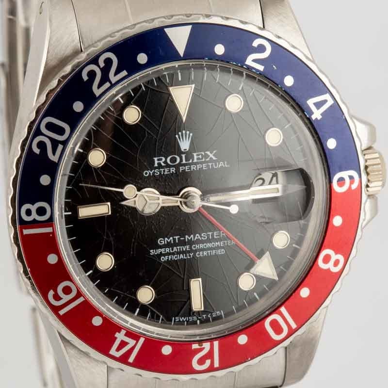 Mens Rolex GMT-Master 16750 Pepsi Bezel