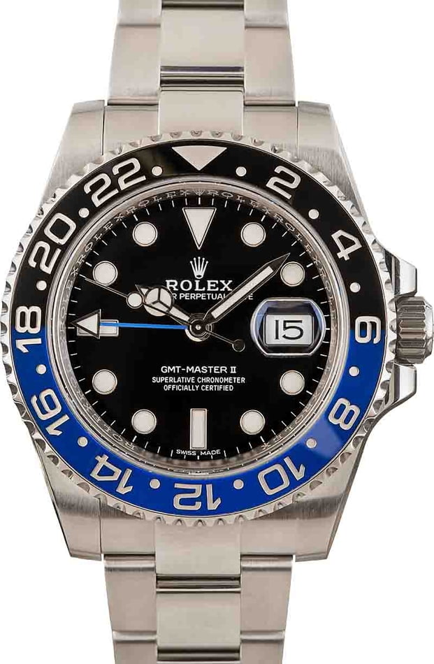 modtage Skriv en rapport redde Buy Used Rolex GMT-Master II 116710 | Bob's Watches - Sku: 156540