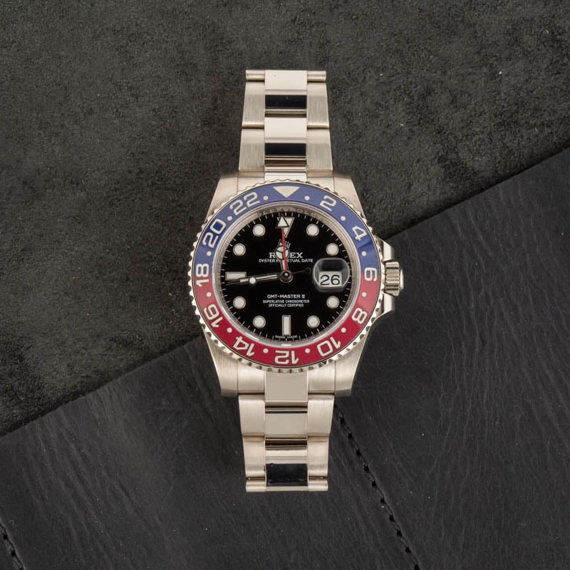 Rolex GMT-Master II Ref 116719 18k White Gold