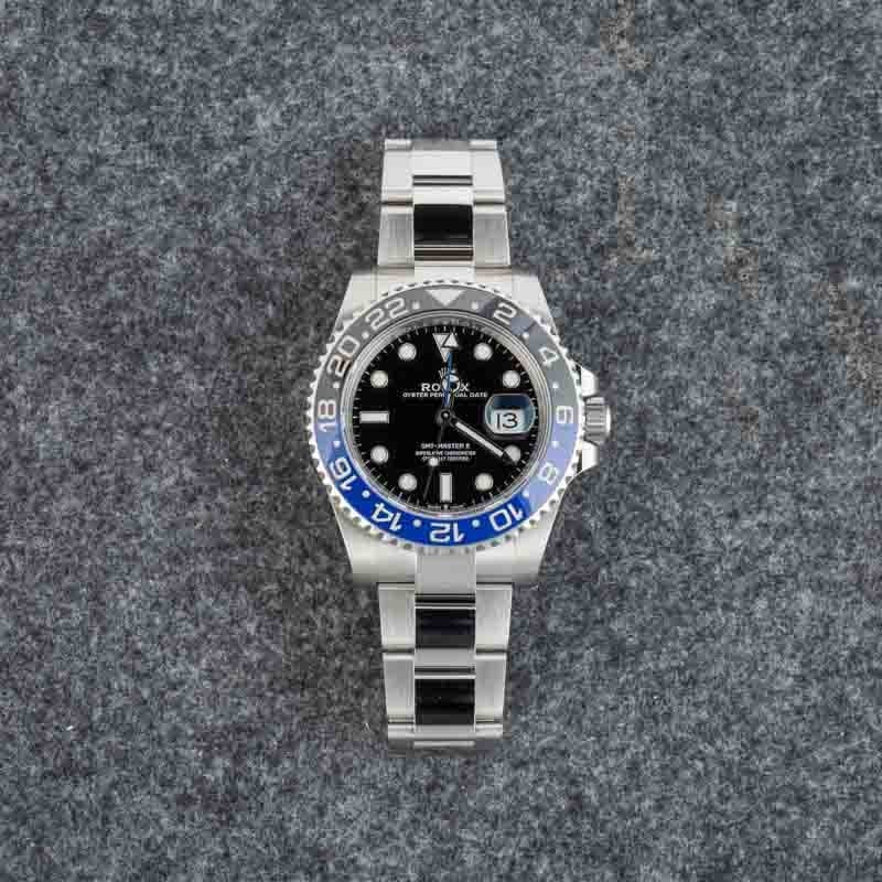 Pre-owned Rolex GMT-Master II Ref 126710 Batman