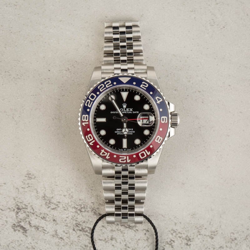 Rolex GMT-Master II Ref 126710 Pepsi Jubilee