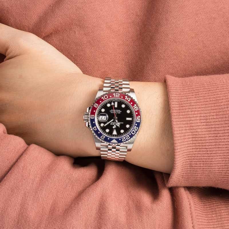 Rolex GMT-Master II Ref 126710 Pepsi Jubilee