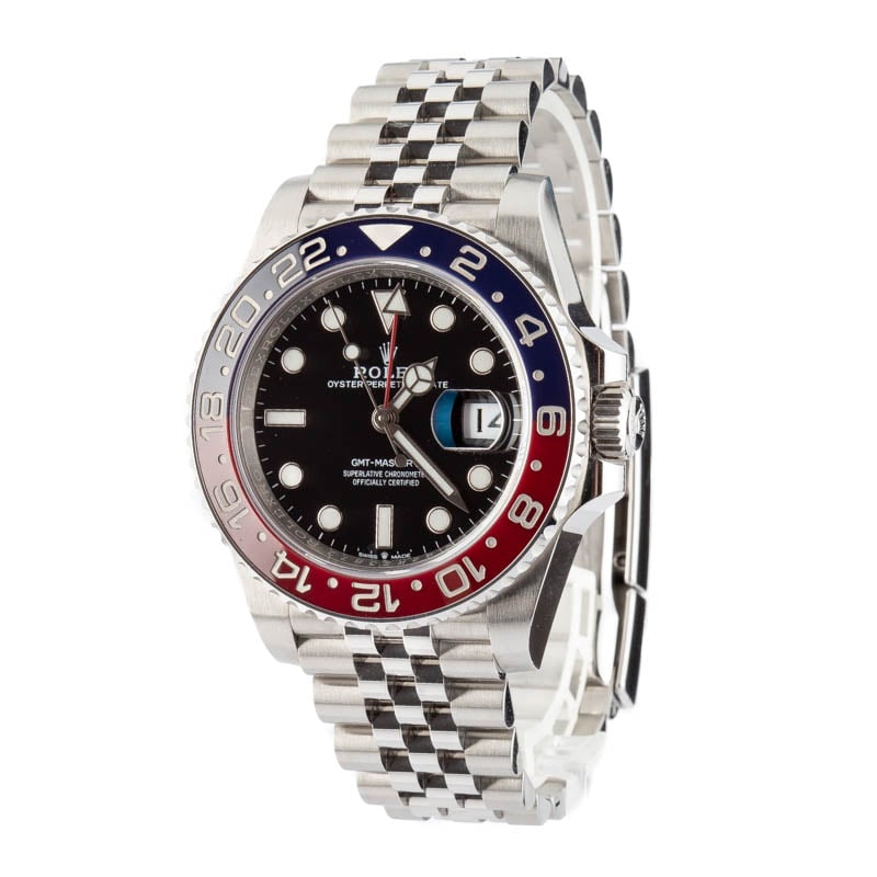 Rolex GMT-Master II ref 126710 Pepsi Jubilee Band