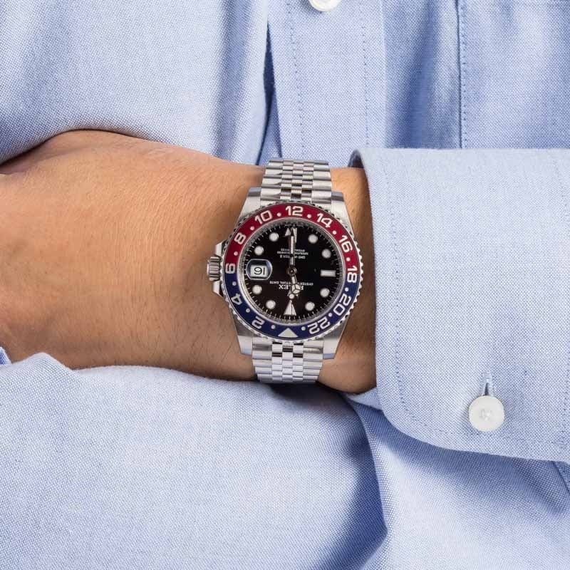 Rolex GMT-Master II Ref 126710BLRO Jubilee Bracelet Pepsi