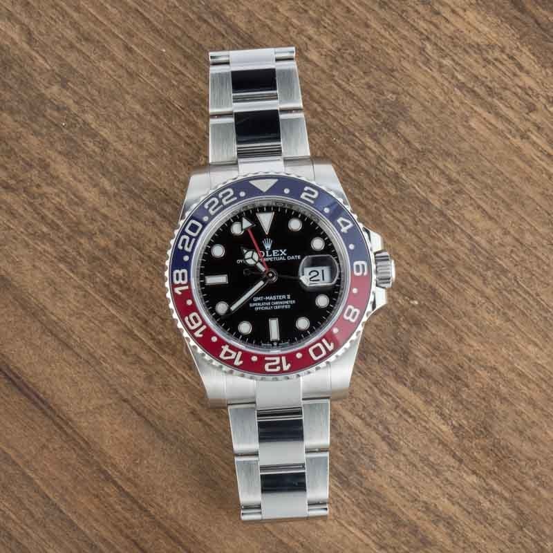 Rolex GMT-Master II 126710 Pepsi on Oyster