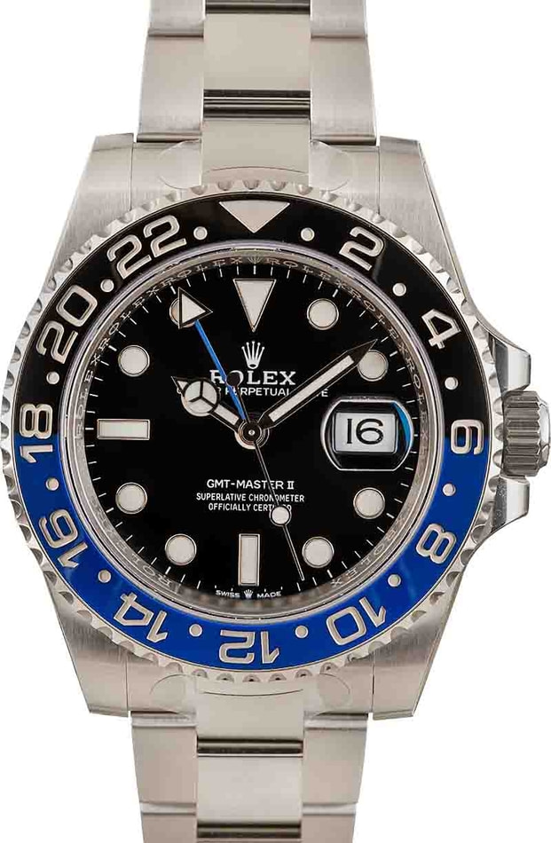 Rolex GMT-Master II Ref 126710 Batman Oyster