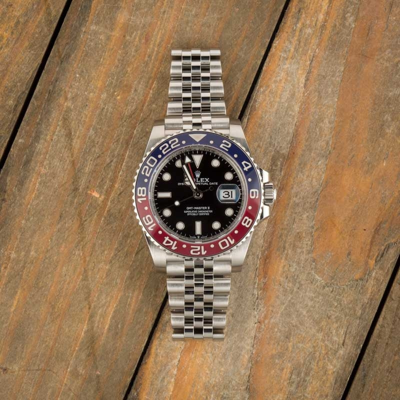 Rolex GMT-Master II Ref 126710 Ceramic 'Pepsi' Stainless Steel Jubilee