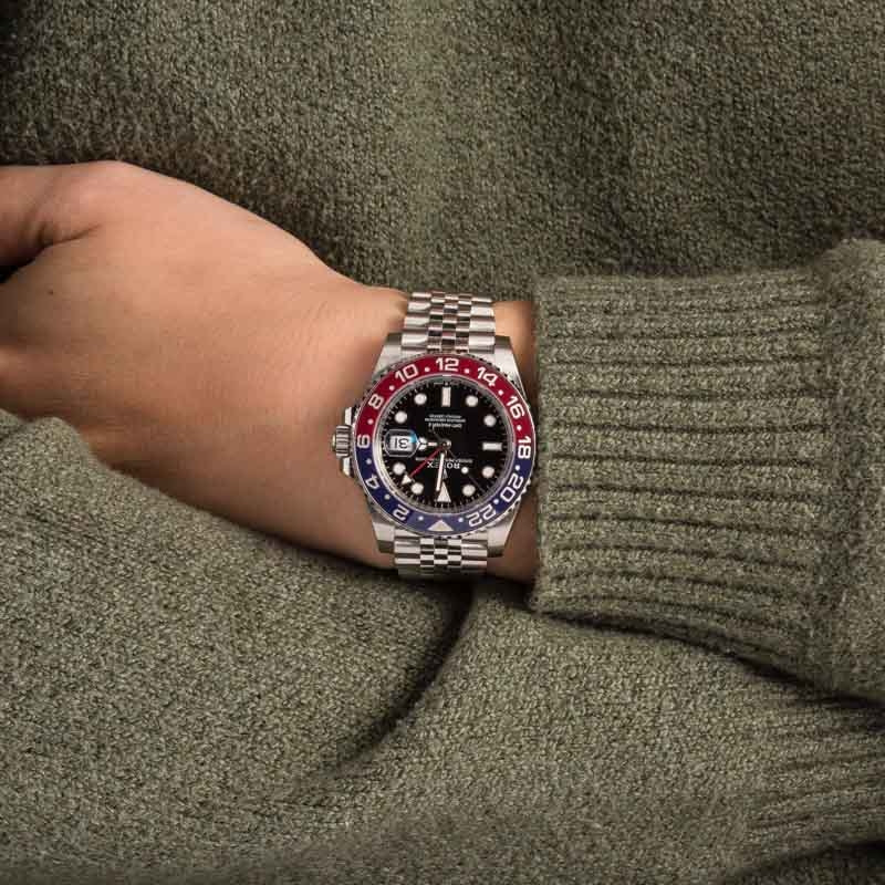 Rolex GMT-Master II Ref 126710 Ceramic 'Pepsi' Stainless Steel Jubilee