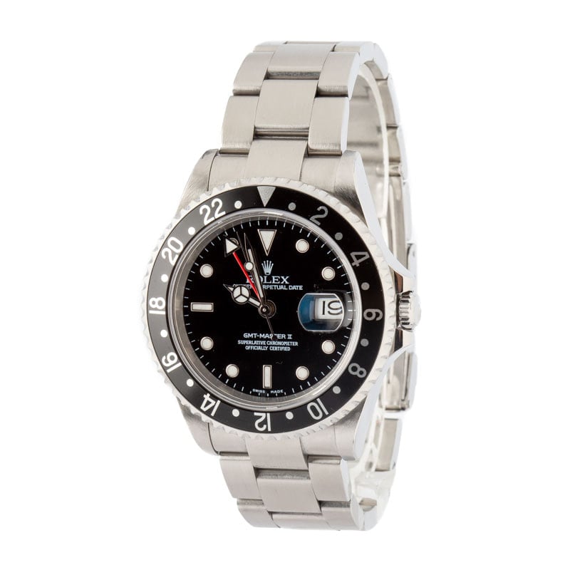 Men's Rolex GMT-Master II Ref 16710 Black