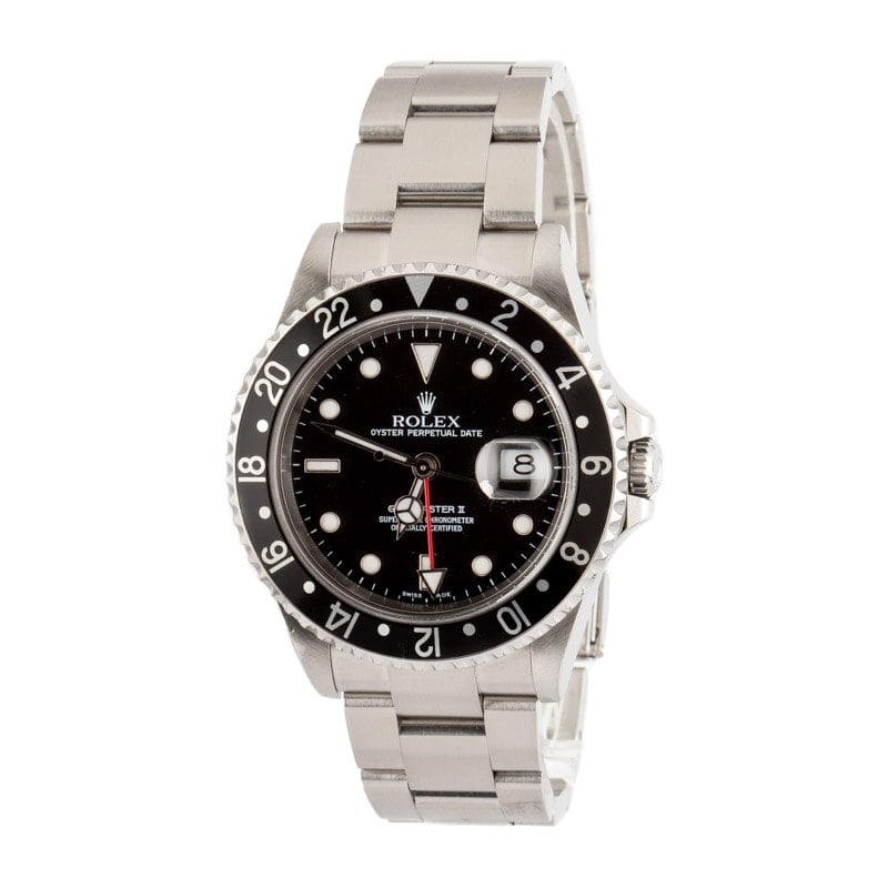 Used Rolex GMT-Master II ref 16710 Black Dial