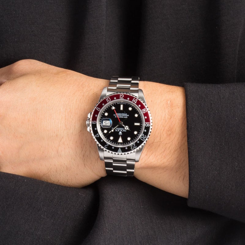 Rolex GMT-Master II Ref 16710 Red & Black Coke