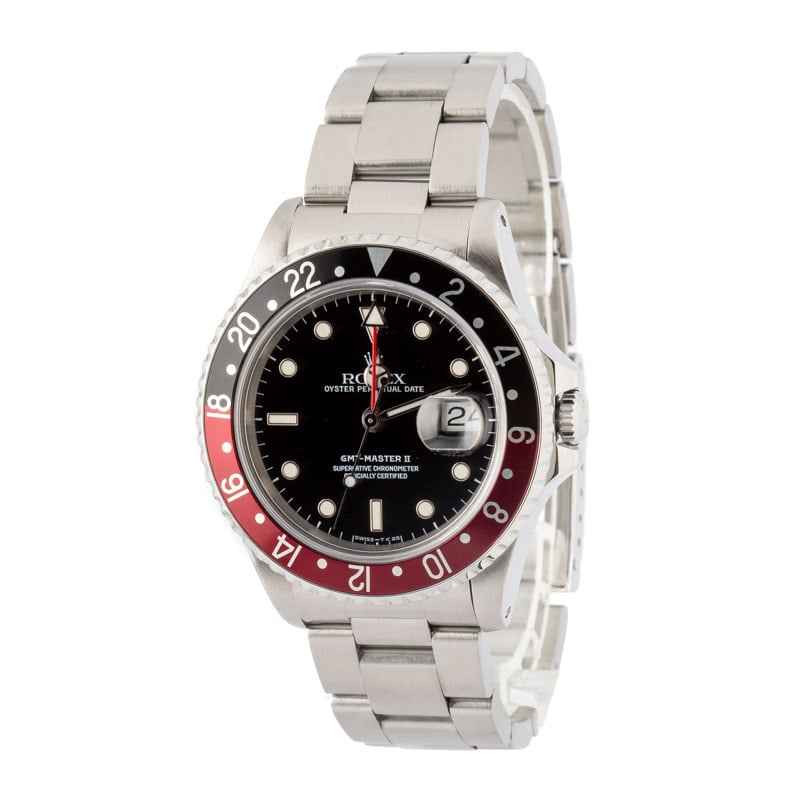 Used Rolex GMT-Master II 16710 Coke Bezel