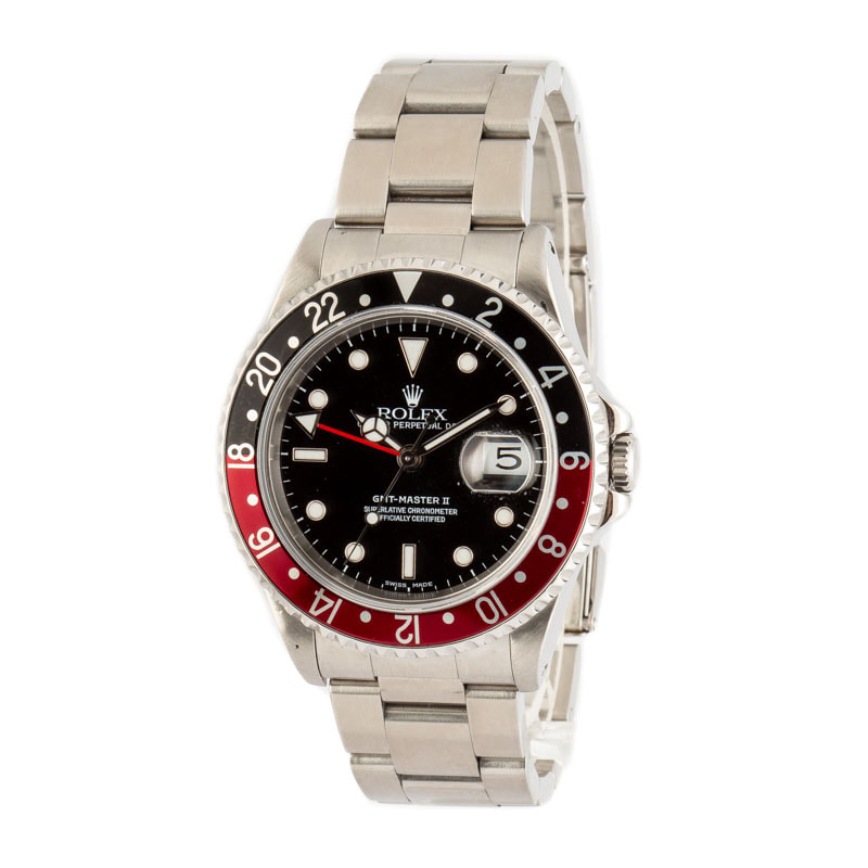 Pre-Owned Rolex GMT-Master II Ref 16710 Coke Bezel