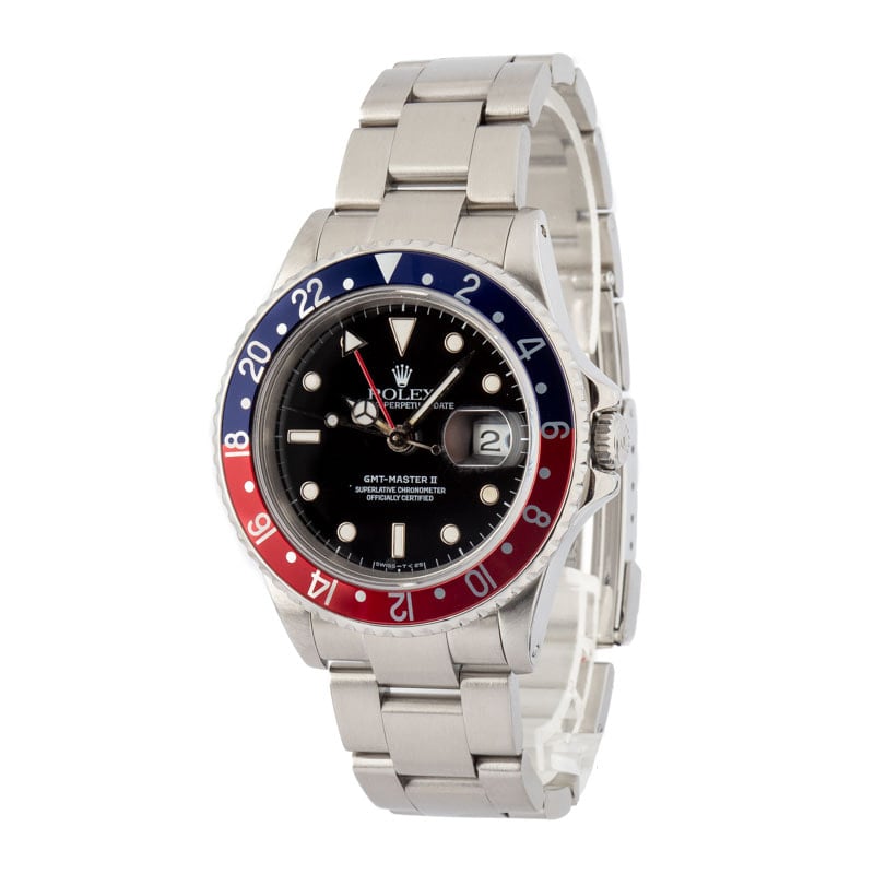 181372 Men's Rolex GMT-Master II Ref 16710 Pepsi