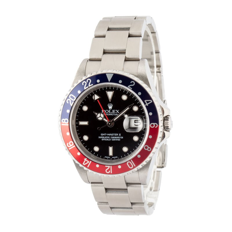 184403 Rolex GMT-Master II Ref 16710 Steel Pepsi