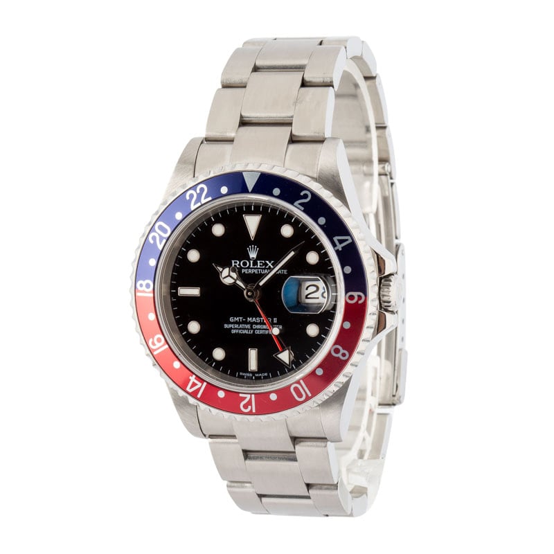 Used Rolex GMT Master II 16710 Pepsi