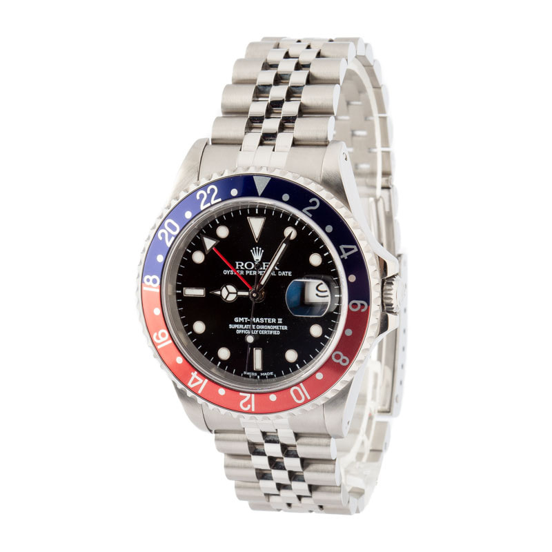 Rolex GMT-Master II Steel Pepsi 16710