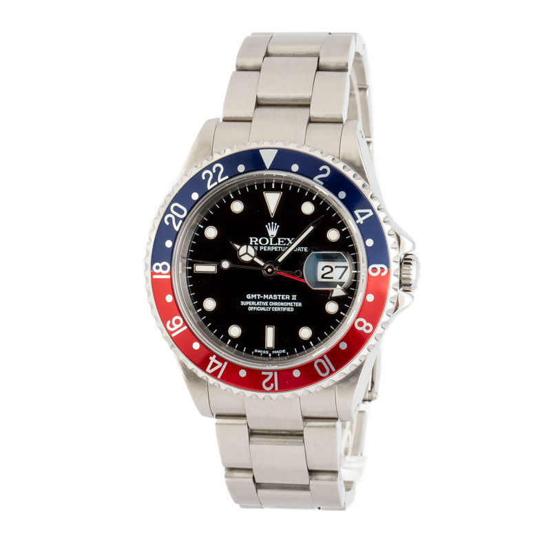 Used Rolex GMT-Master II Ref 16710 Stainless Steel
