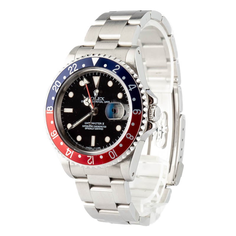172783 Rolex GMT Master II Ref 16710 Pepsi Bezel