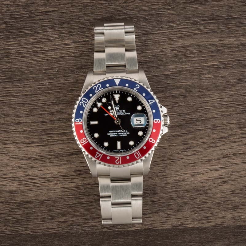 Rolex GMT-Master II Ref 16710 Steel 'Pepsi'