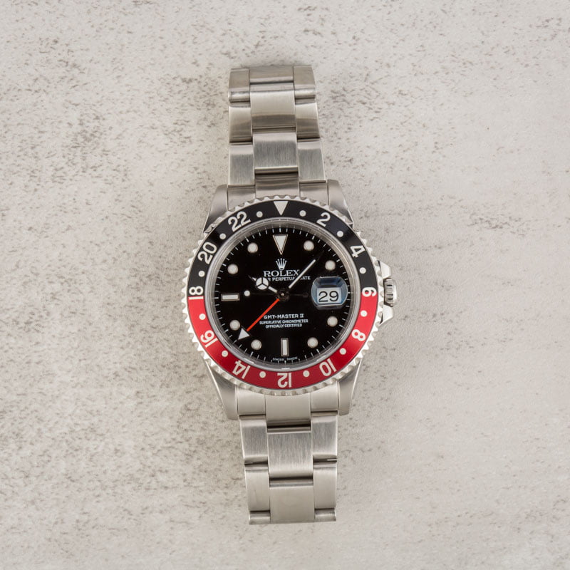 Rolex GMT Master II Ref. 16710 Coke Bezel