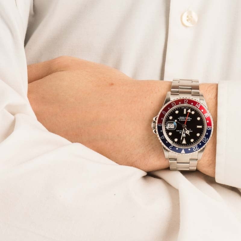 Mens Rolex GMT-Master II 16710 Pepsi