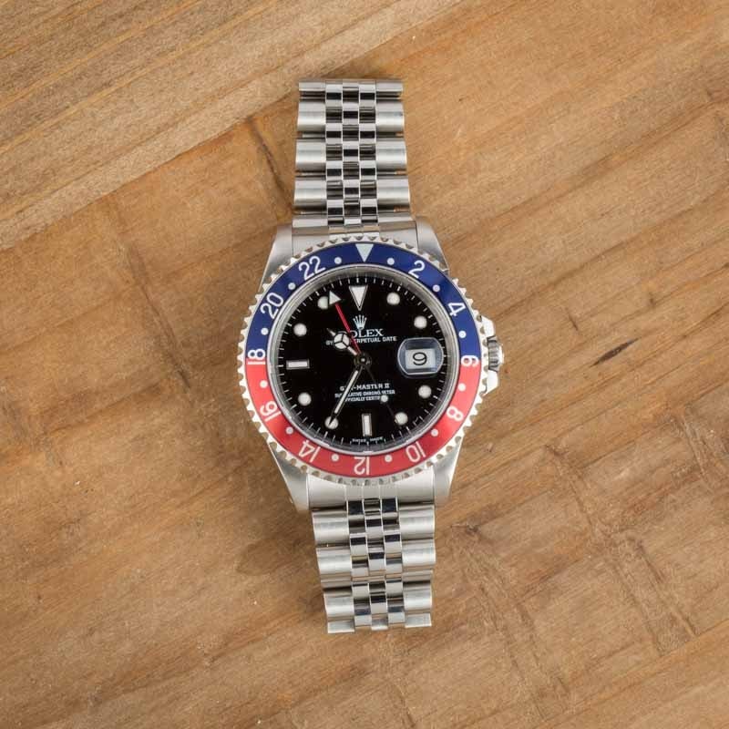Rolex GMT-Master II Steel Pepsi 16710