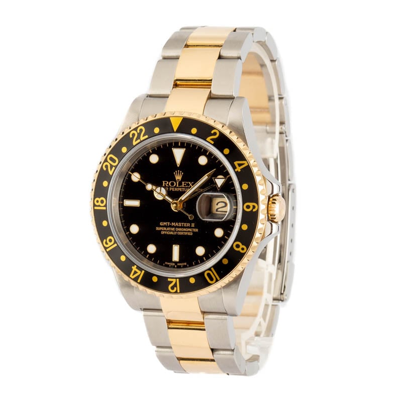 Rolex GMT-Master II Ref 16713 Two Tone Oyster Bracelet