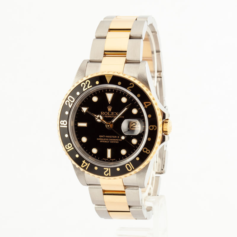 Buy Used Rolex GMT-Master II 16713 | Bob's Watches - Sku: 171351