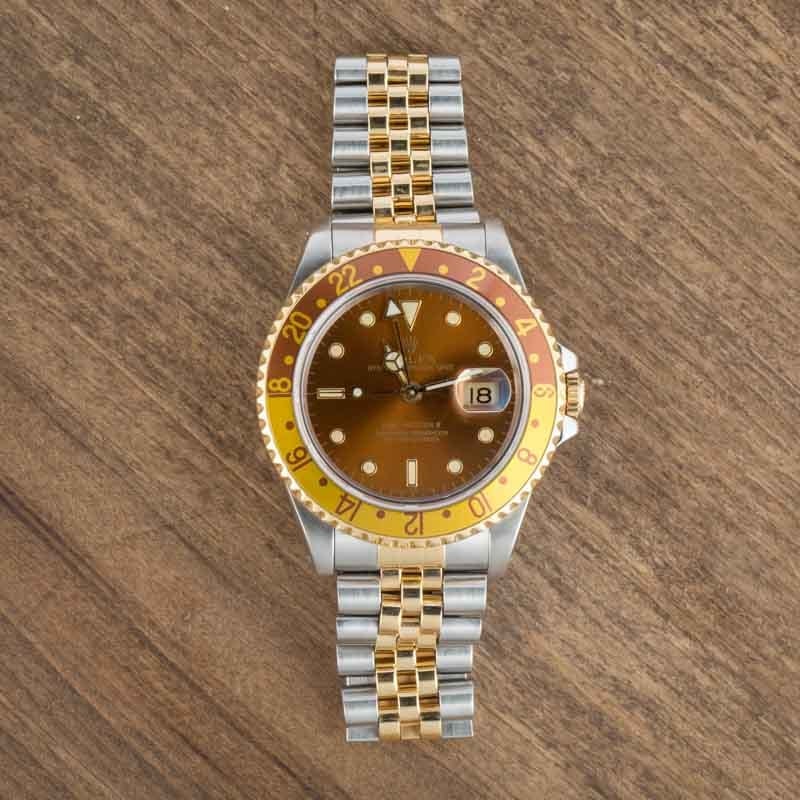 181517 Pre-owned Rolex GMT-Master II ref 16713 Root Beer