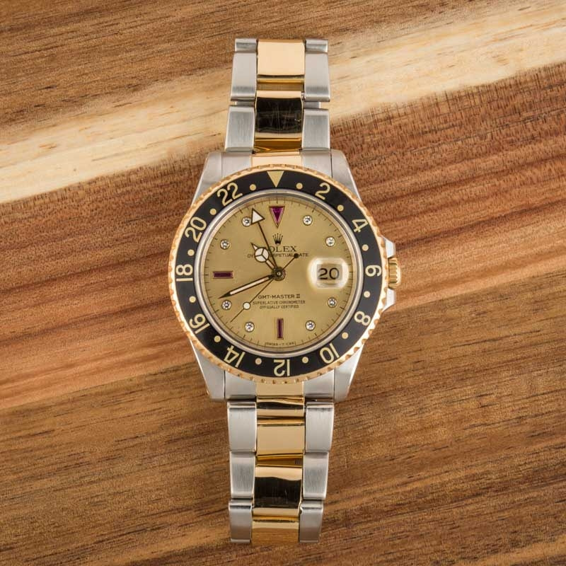 Rolex GMT-Master II 16713 Serti Dial