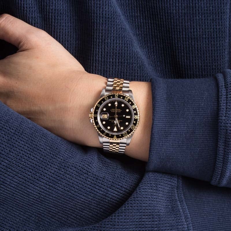 Rolex GMT-Master II ref 16713 Steel & Yellow Gold