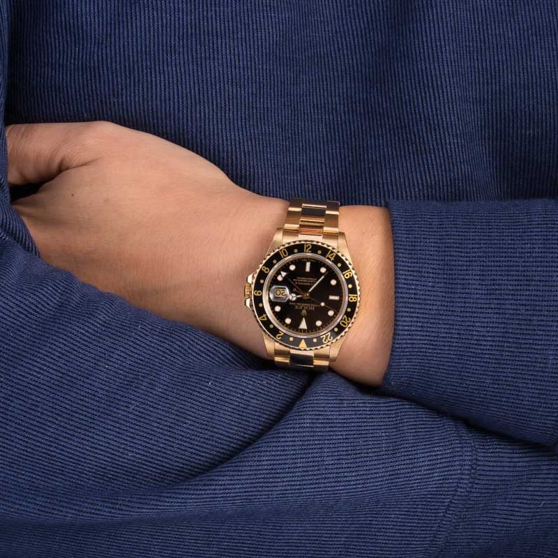 Rolex GMT-Master II Ref 16718 18k Gold