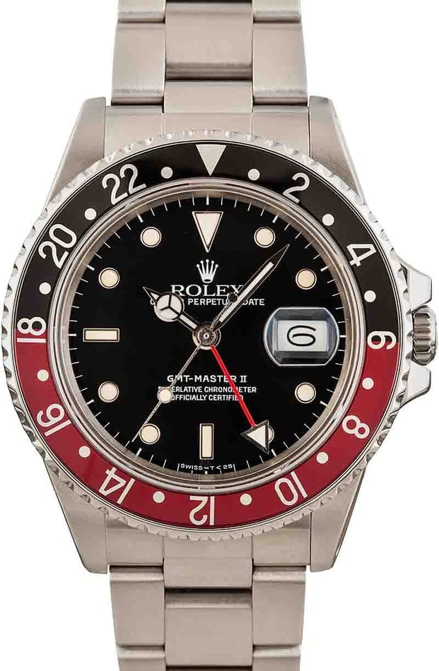 fængsel skulder Ved lov Buy Used Rolex GMT-Master II 16760 | Bob's Watches - Sku: 152188