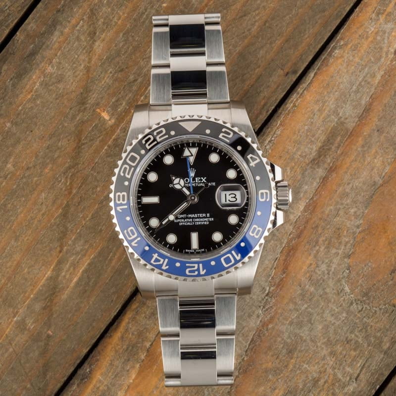 Rolex GMT-Master II Ref 116710 Blue & Black Ceramic Bezel