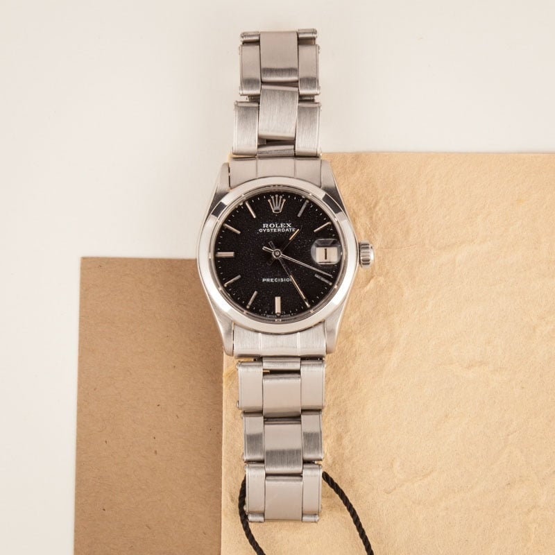 Rolex OysterDate 6466 Black Dial