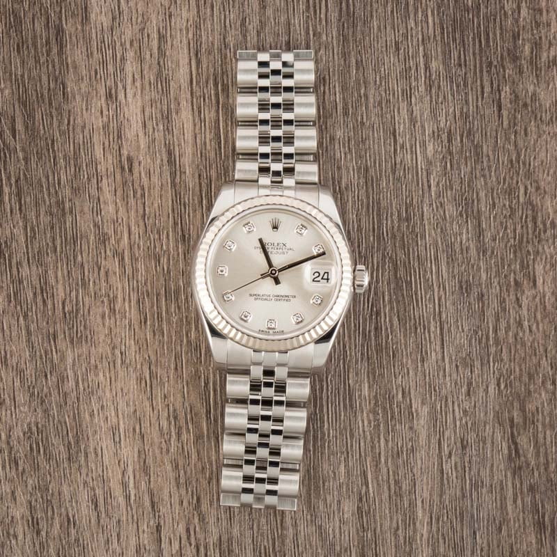 Ladies Rolex Datejust 178274 Diamond Dial